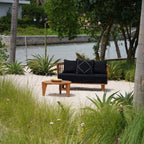 The Malawi Two Seater - Natural Black