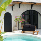 The Malawi Two Seater - Natural Black