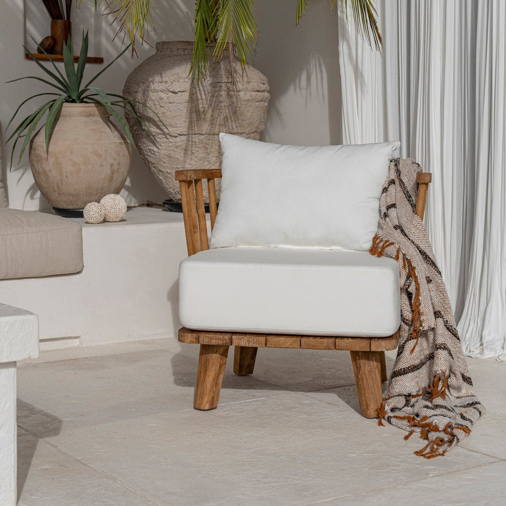 The Malawi One Seater - Natural White