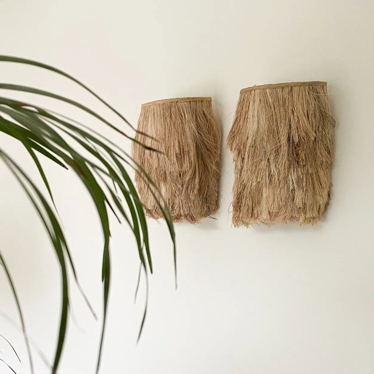 The Abaca Wall Applique - Natural - S