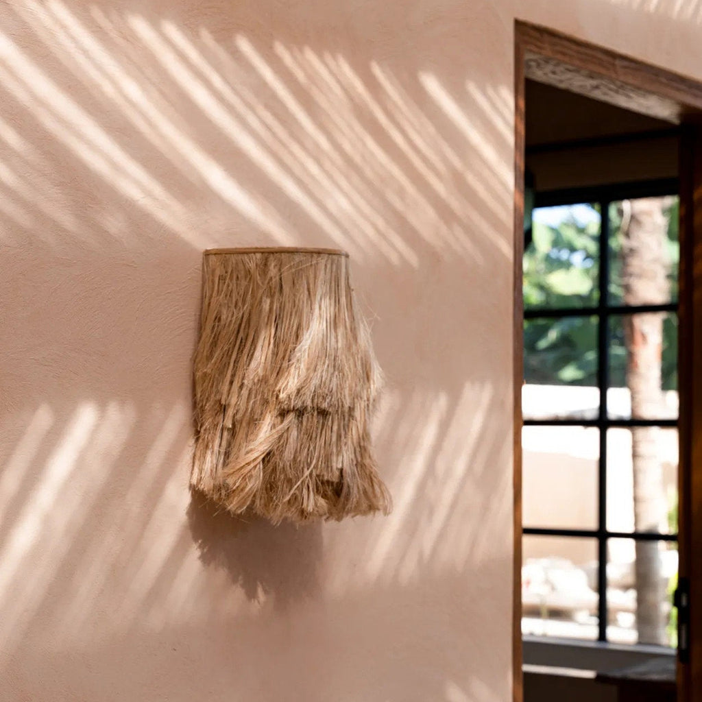 The Abaca Wall Applique - Natural - S