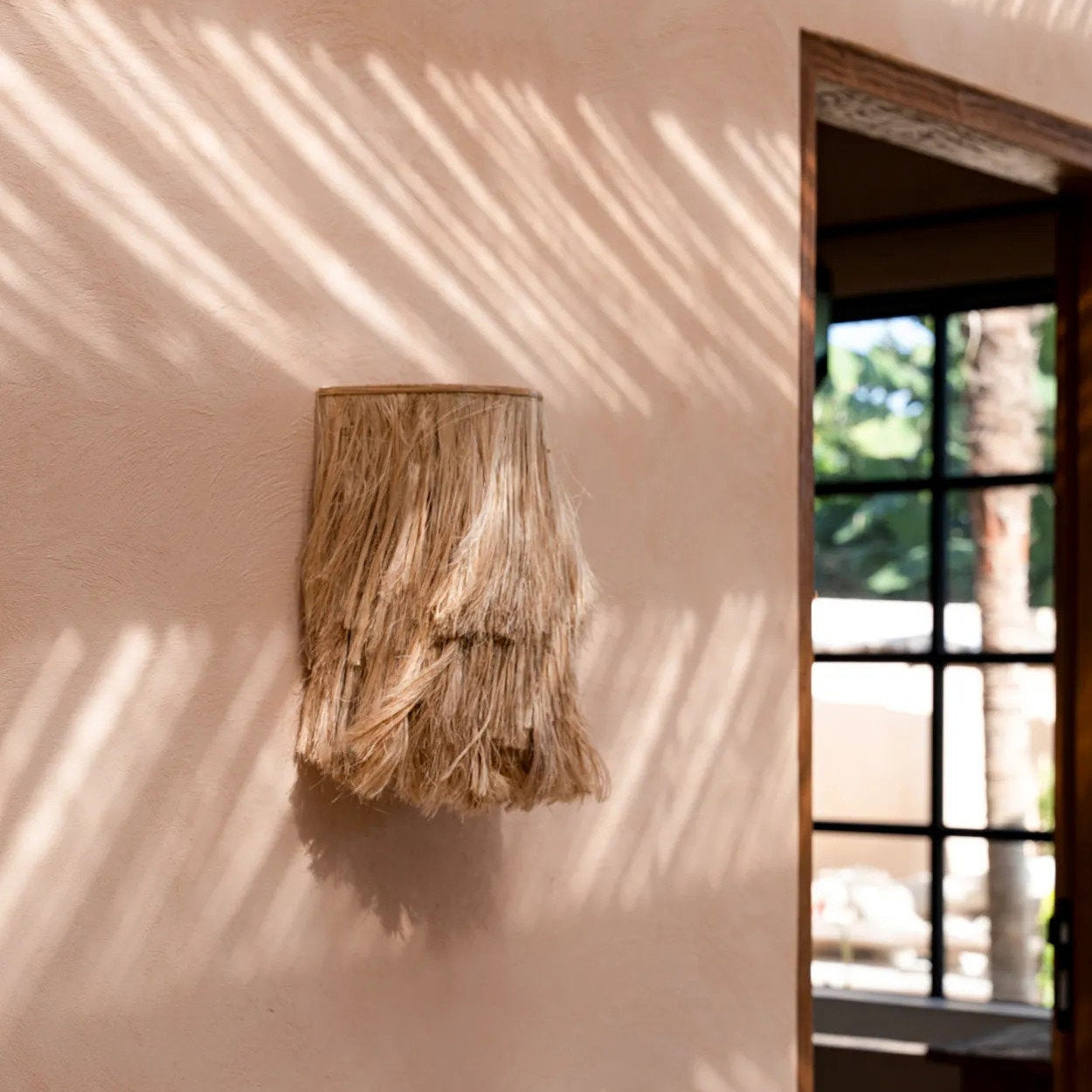 The Abaca Wall Applique - Natural - S