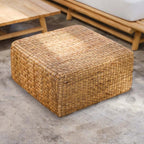 The Hyacinth Pouffe Square - Natural - M