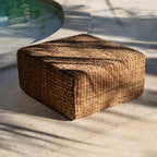 The Hyacinth Pouffe Square - Natural - M