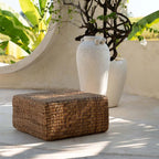 The Hyacinth Pouffe Square - Natural - M