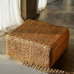 The Hyacinth Pouffe Square - Natural - M