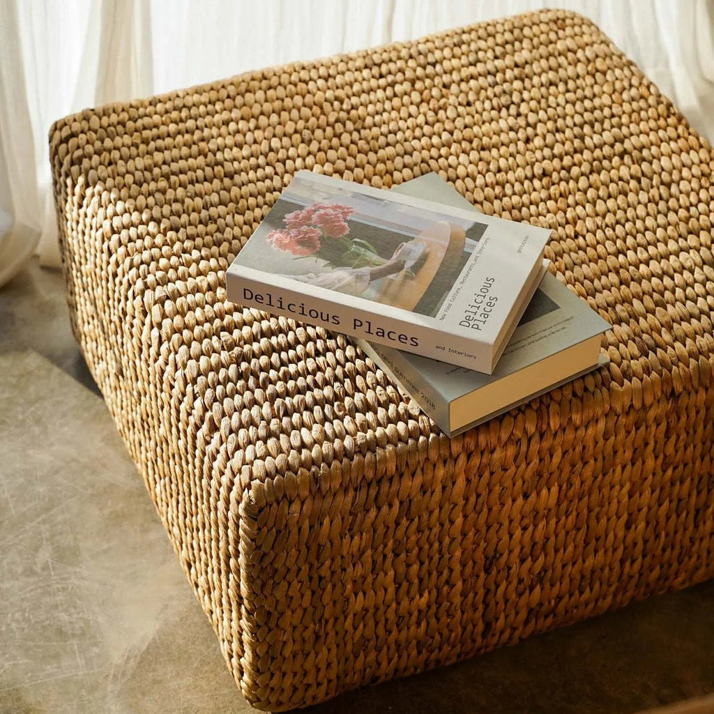 The Hyacinth Pouffe Square - Natural - M