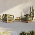 The Umalas One Seater Sofa - Outdoor - Green Alga