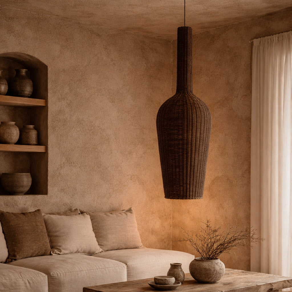 The Amphora Pendant - Dark Walnut - XXL