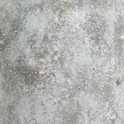 Aged Stone Tall Earthenware Vase