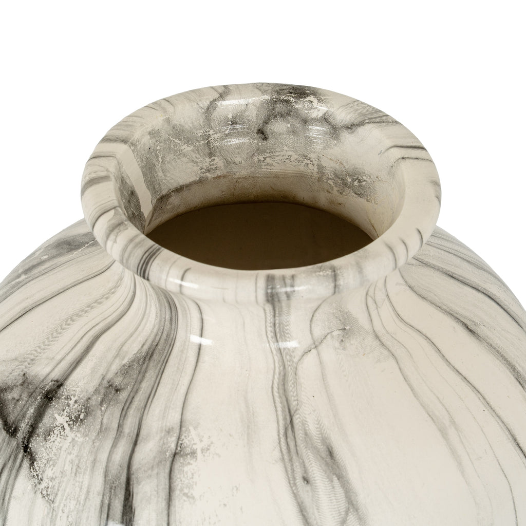 Carrona Tapered Marbled Vase