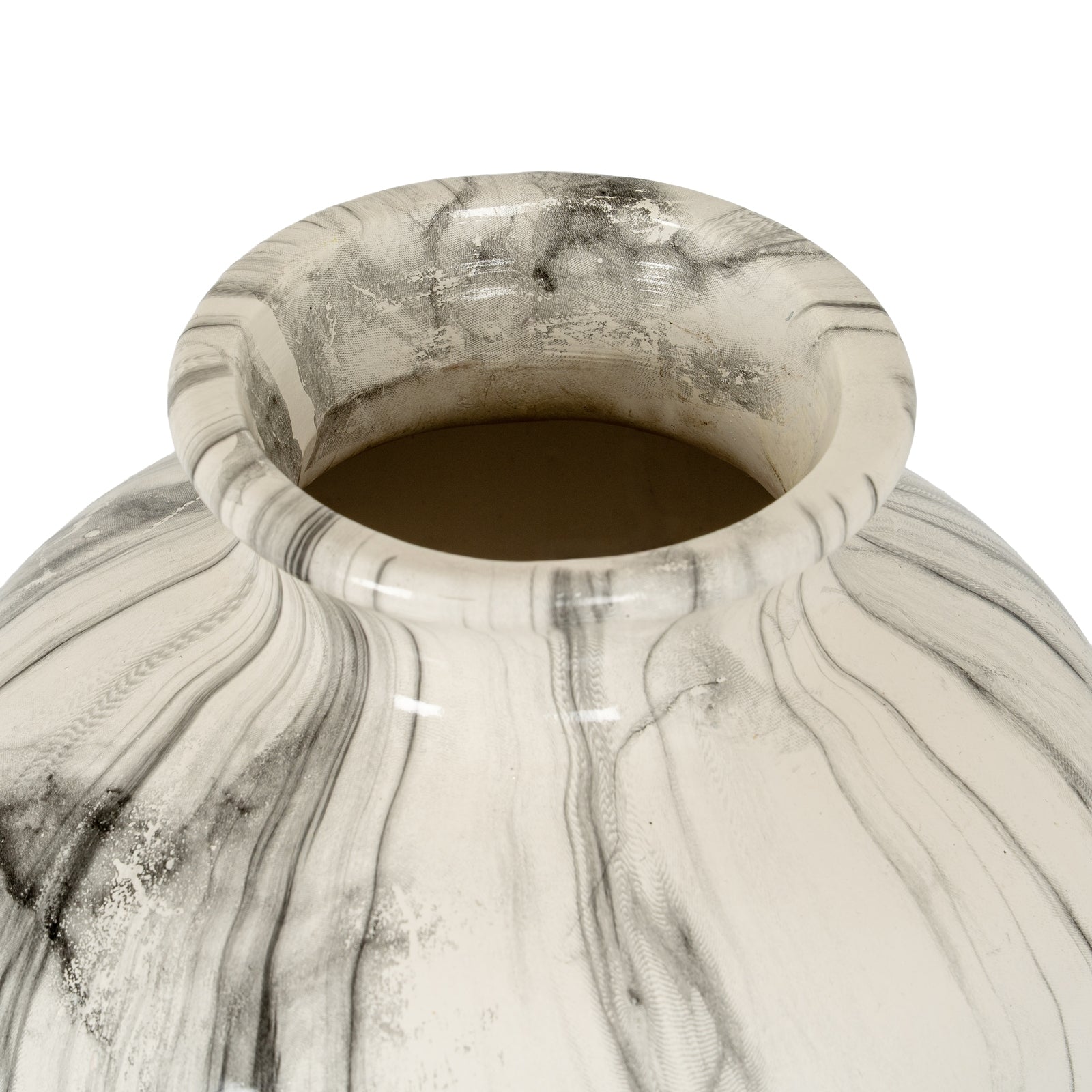 Carrona Tapered Marbled Vase