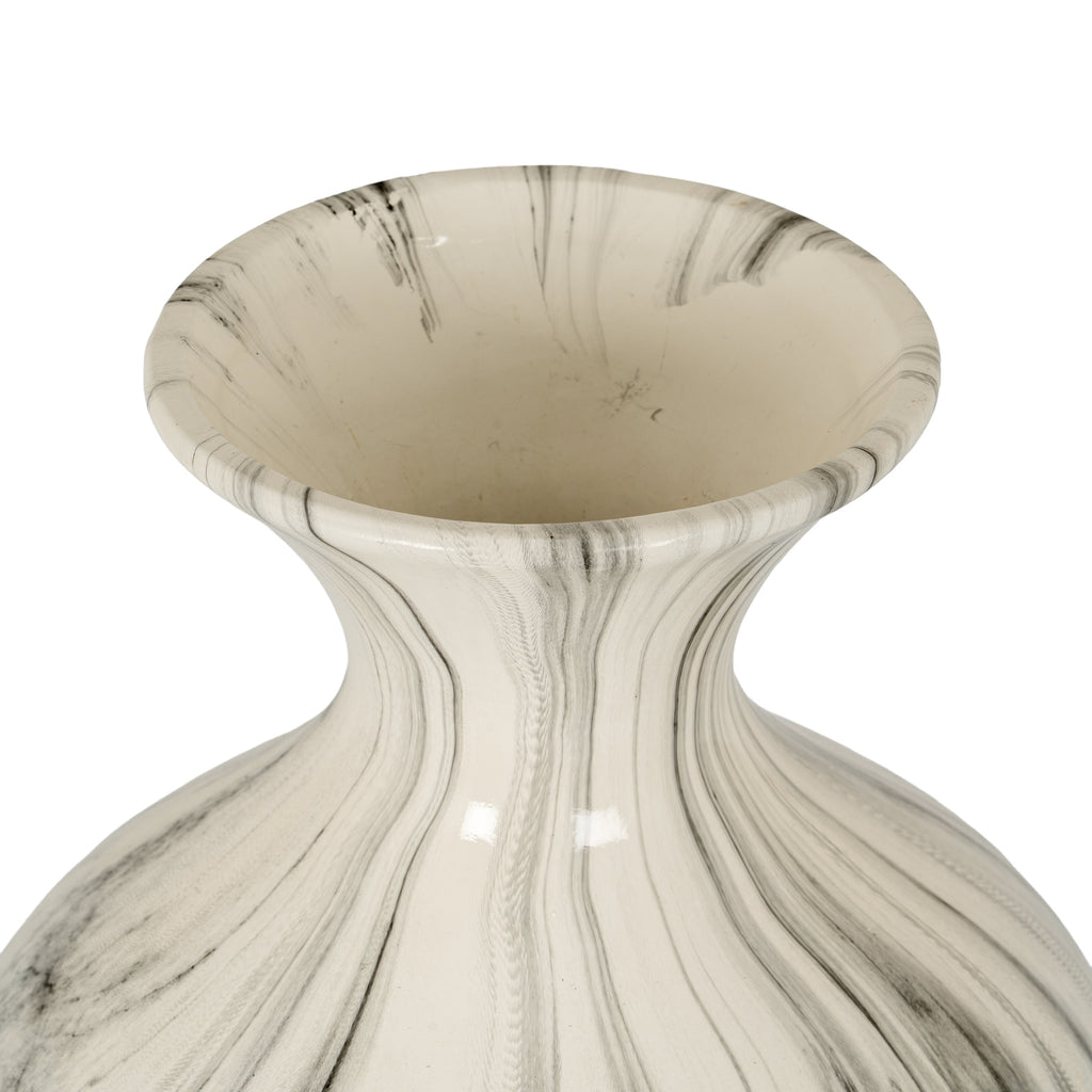 Carrona Ellipse Marbled Vase