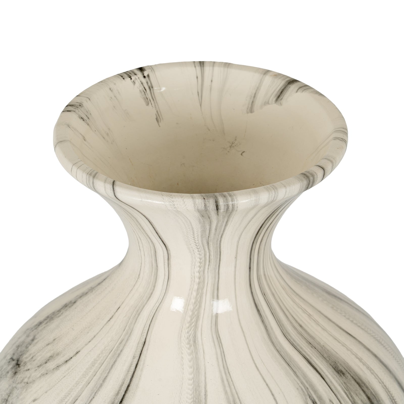 Carrona Ellipse Marbled Vase