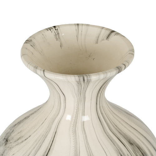 Carrona Ellipse Marbled Vase