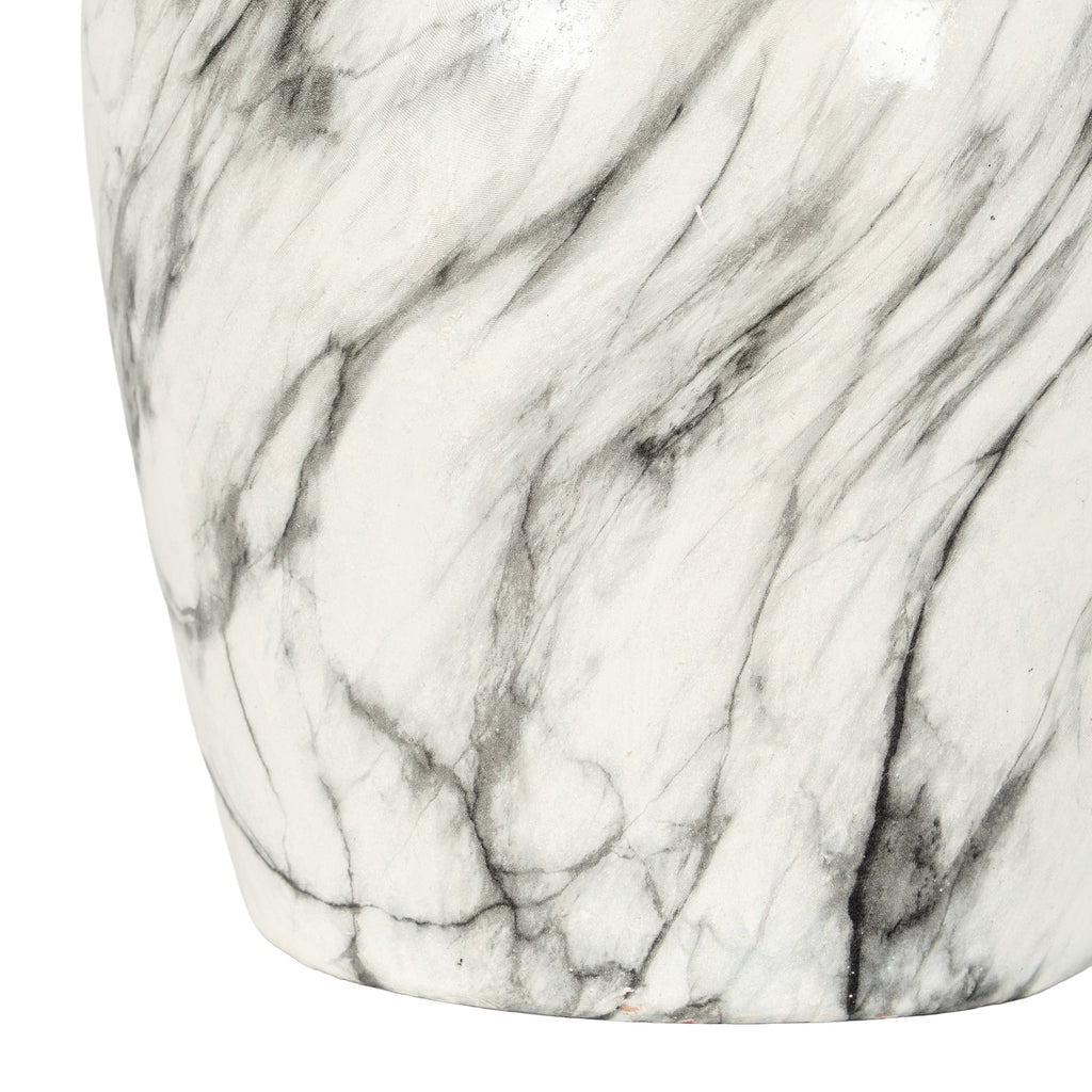 Carrona Ellipse Marbled Vase