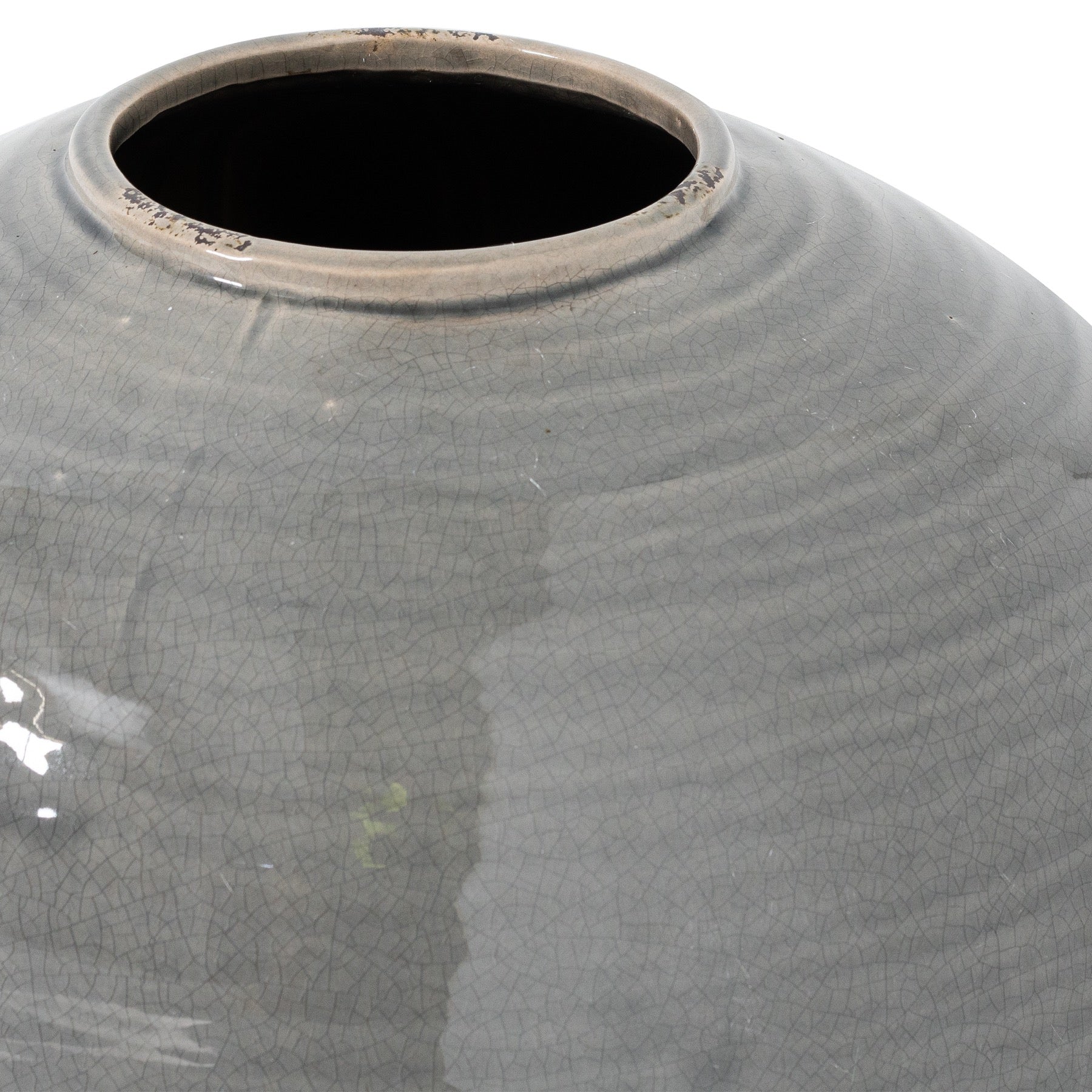 Valoria Grey Glazed Regola Vase