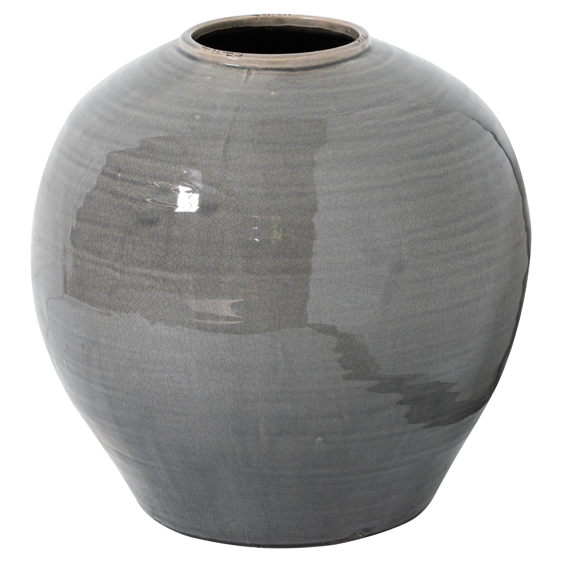 Valoria Grey Glazed Regola Vase