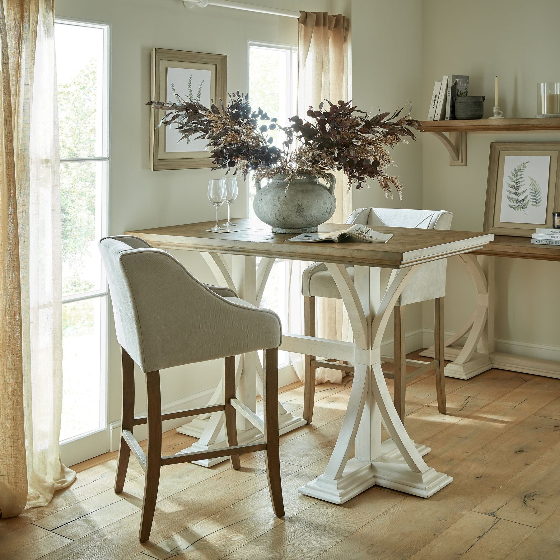 Epsom Grey Bar Stool