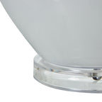 Grey Shadows Table Lamp with Linen Shade