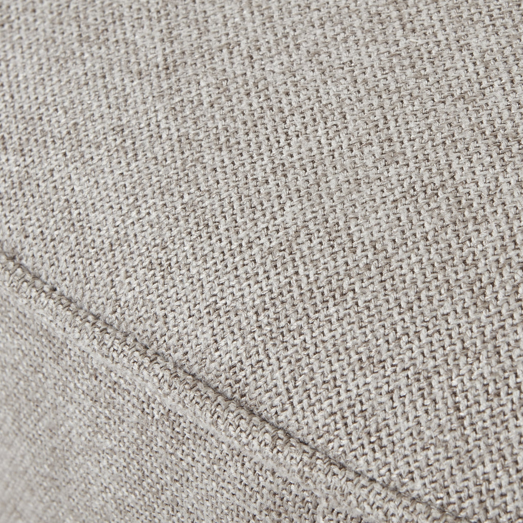 Lily Swivel Ottoman in Oatmeal Twill