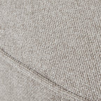 Lily Swivel Ottoman in Oatmeal Twill