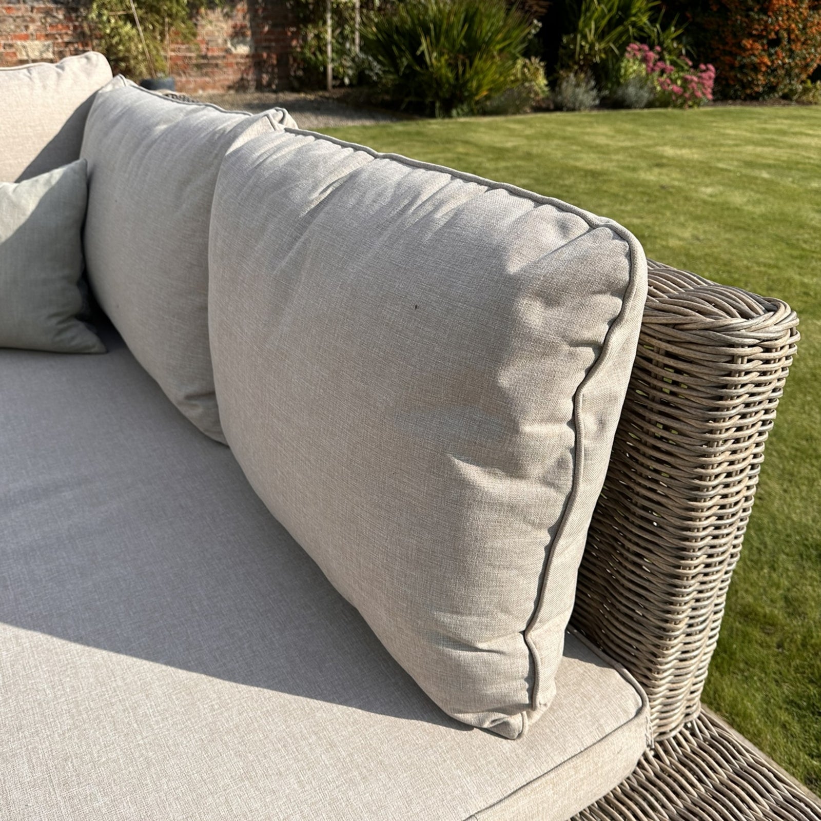 Capri Collection Outdoor Large Corner & Coffee Table Set