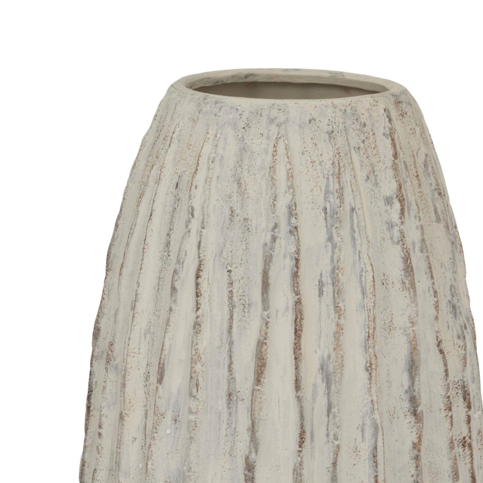 Sorella Tall Fluted Ceramic Vase