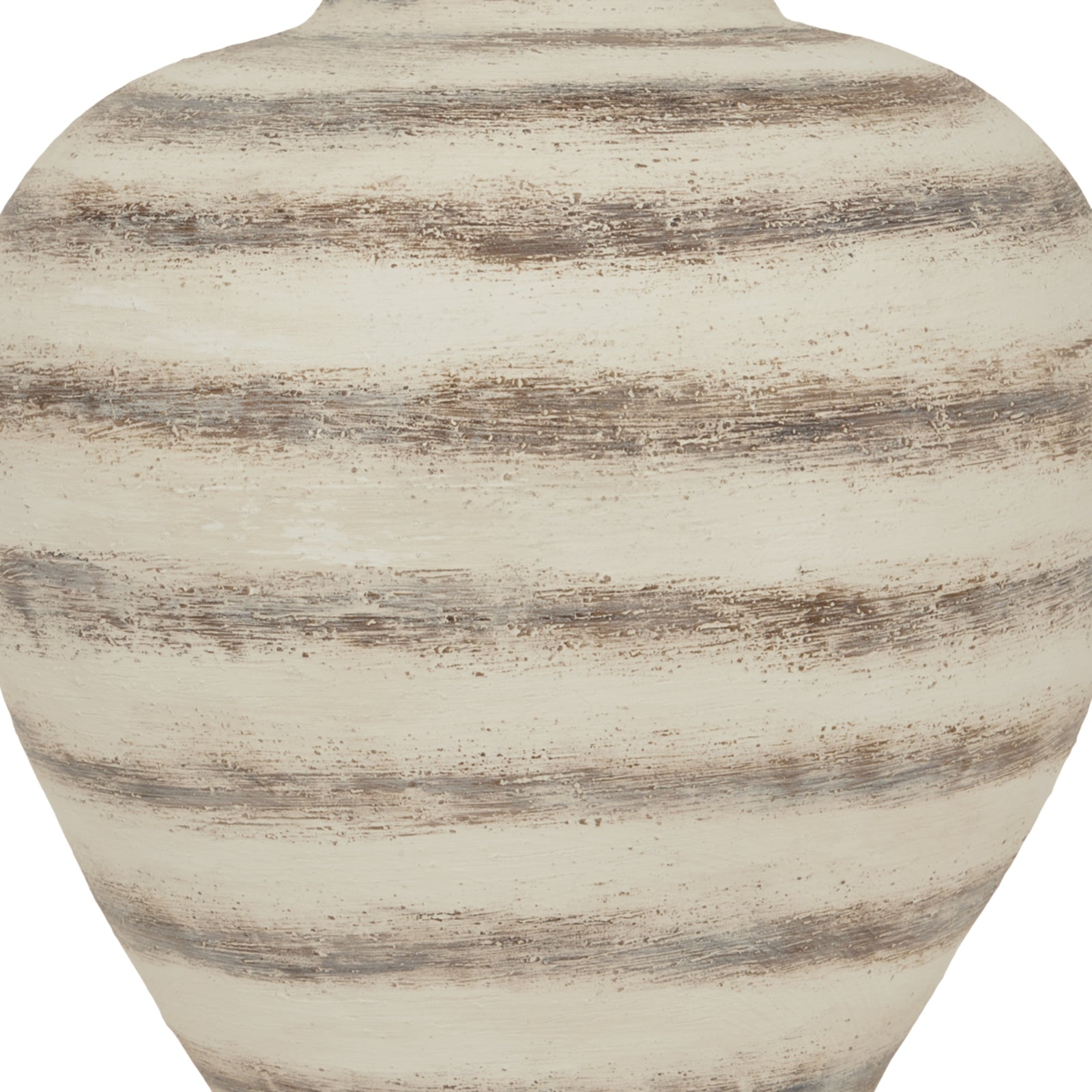 Ravello Striped Ceramic Urn Vase