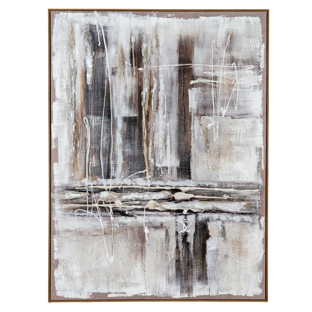 Outlook Hand Painted Canvas In Frame