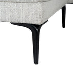 Zephra Three Seater Sofa With Footstool
