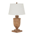 Tassora Table Lamp with Edged Linen Shade