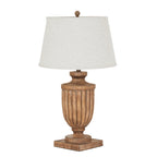 Tassora Table Lamp with Edged Linen Shade