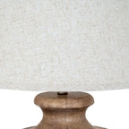 Marbelle Table Lamp with Edged Linen Shade