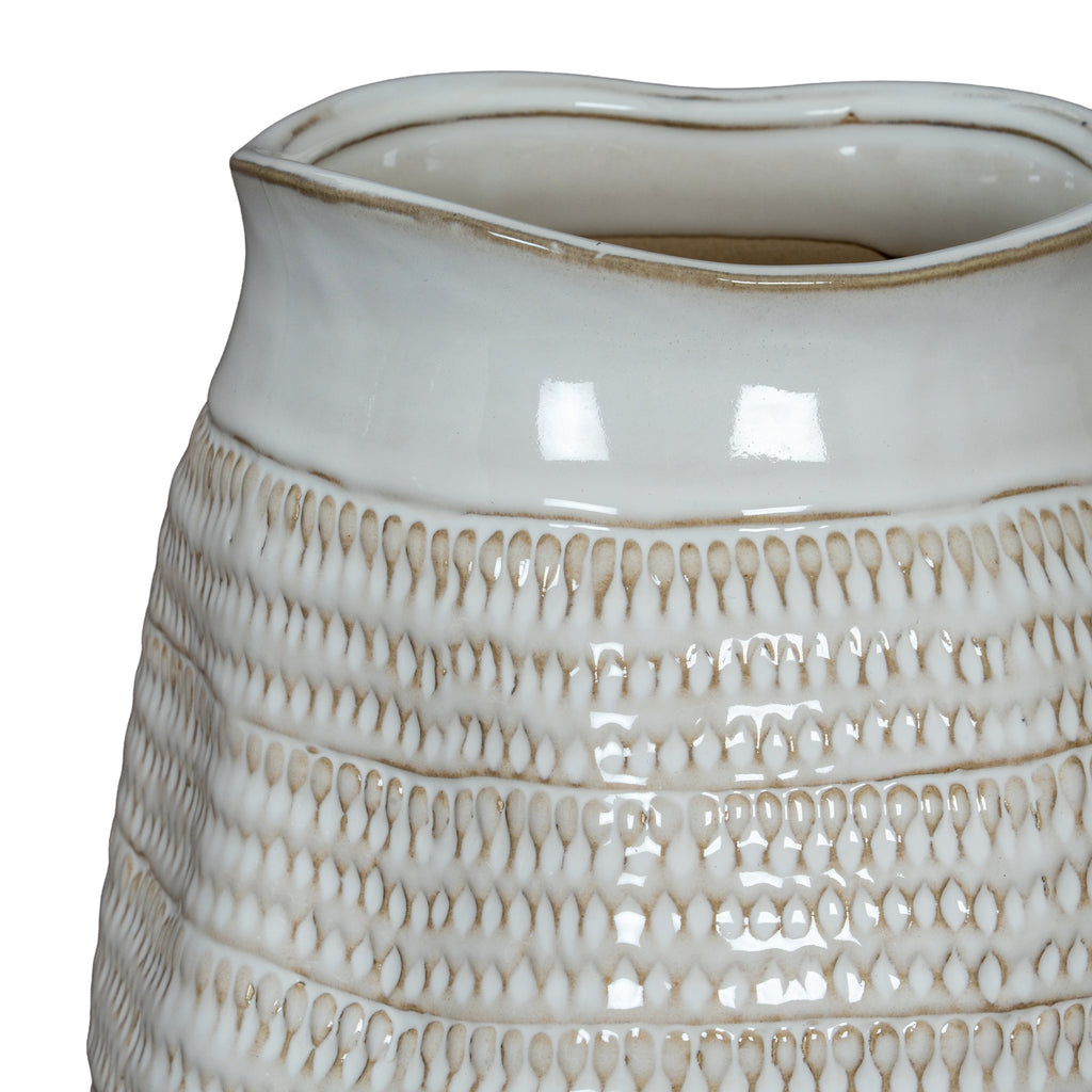 Sorella Textured Ceramic Vase