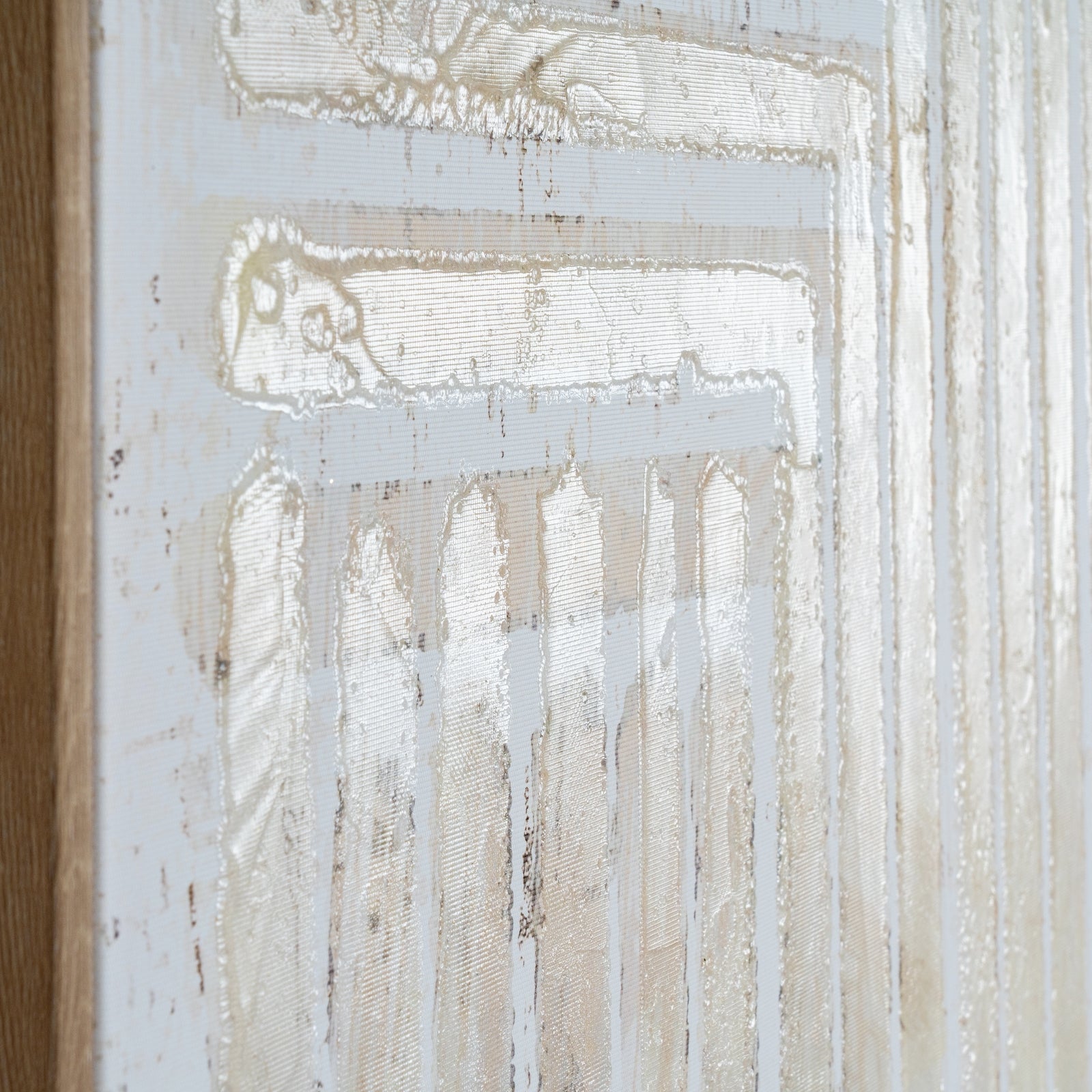 Tellura Hand Painted Canvas In Frame