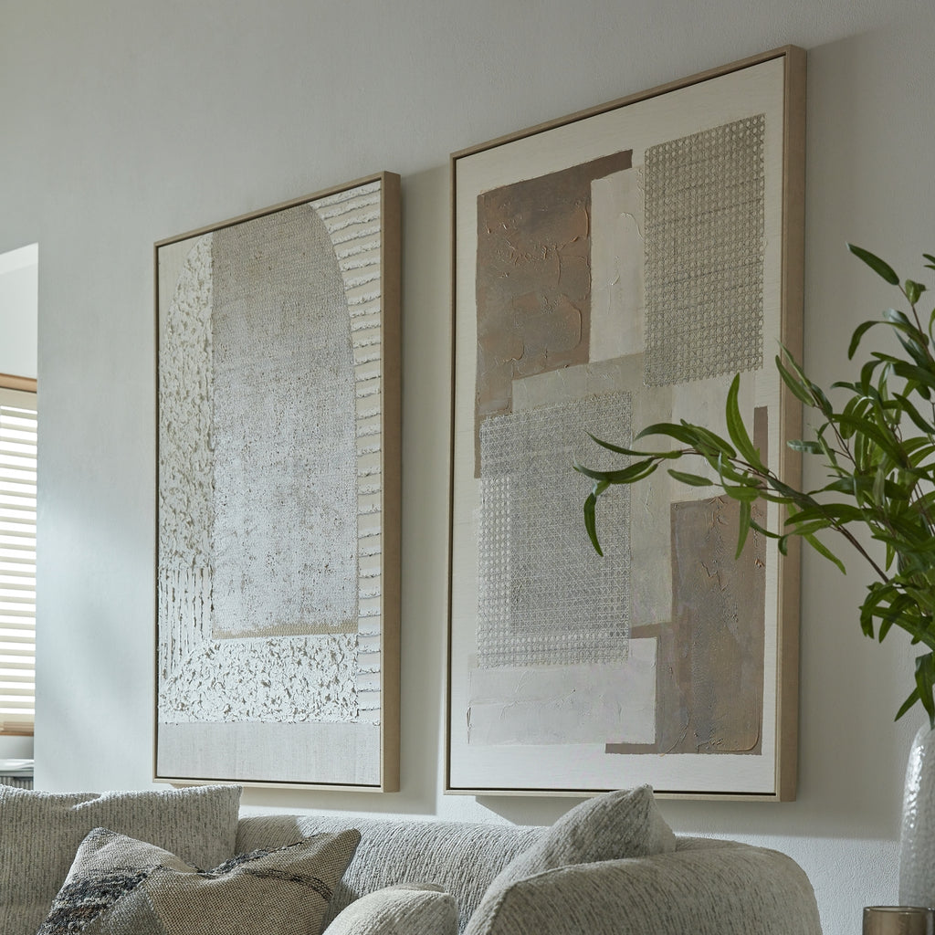 Sedora Hand Painted Canvas In Frame