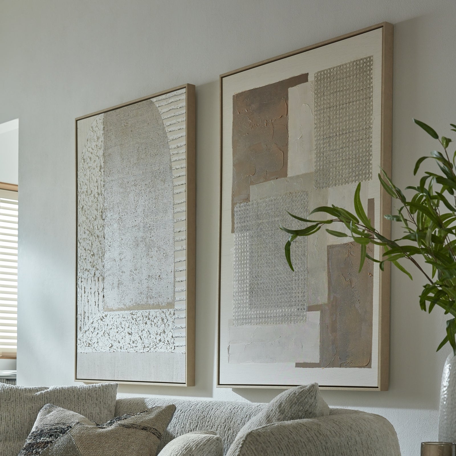 Sedora Hand Painted Canvas In Frame
