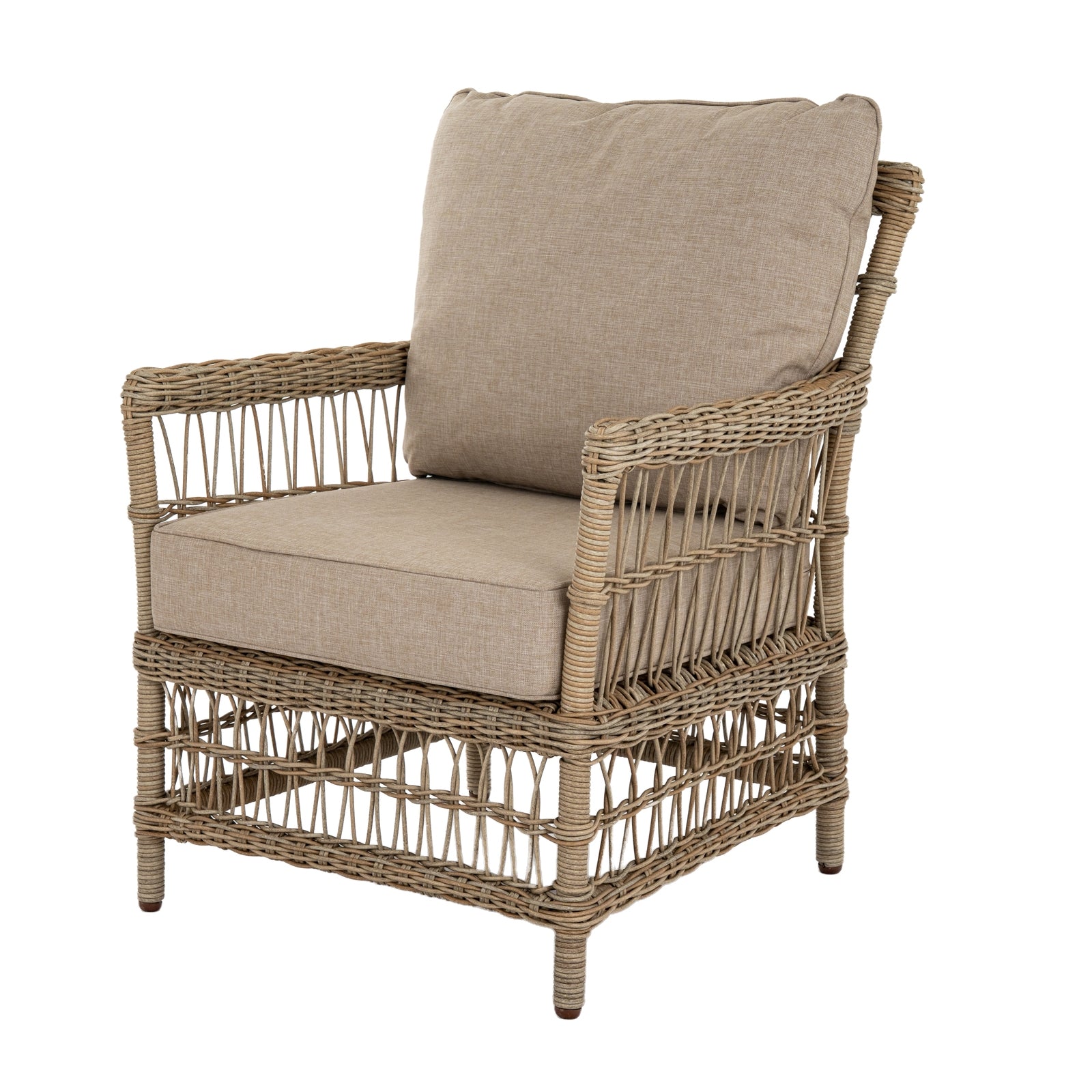 Provence Collection Outdoor 4 Seater Round Dining Set