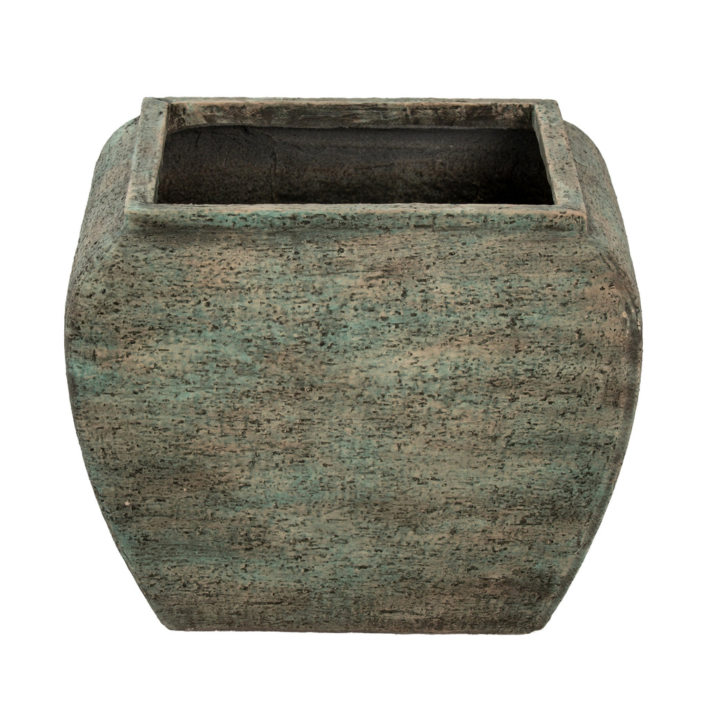 Altiera Square Drum Set Of 2 Planters