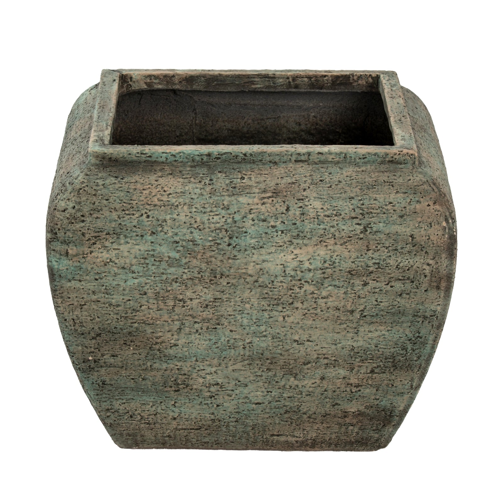 Altiera Square Drum Set Of 2 Planters