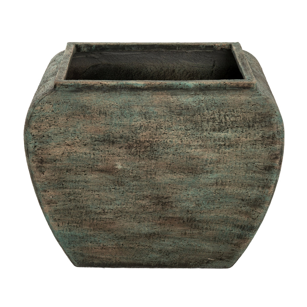 Altiera Square Drum Set Of 2 Planters