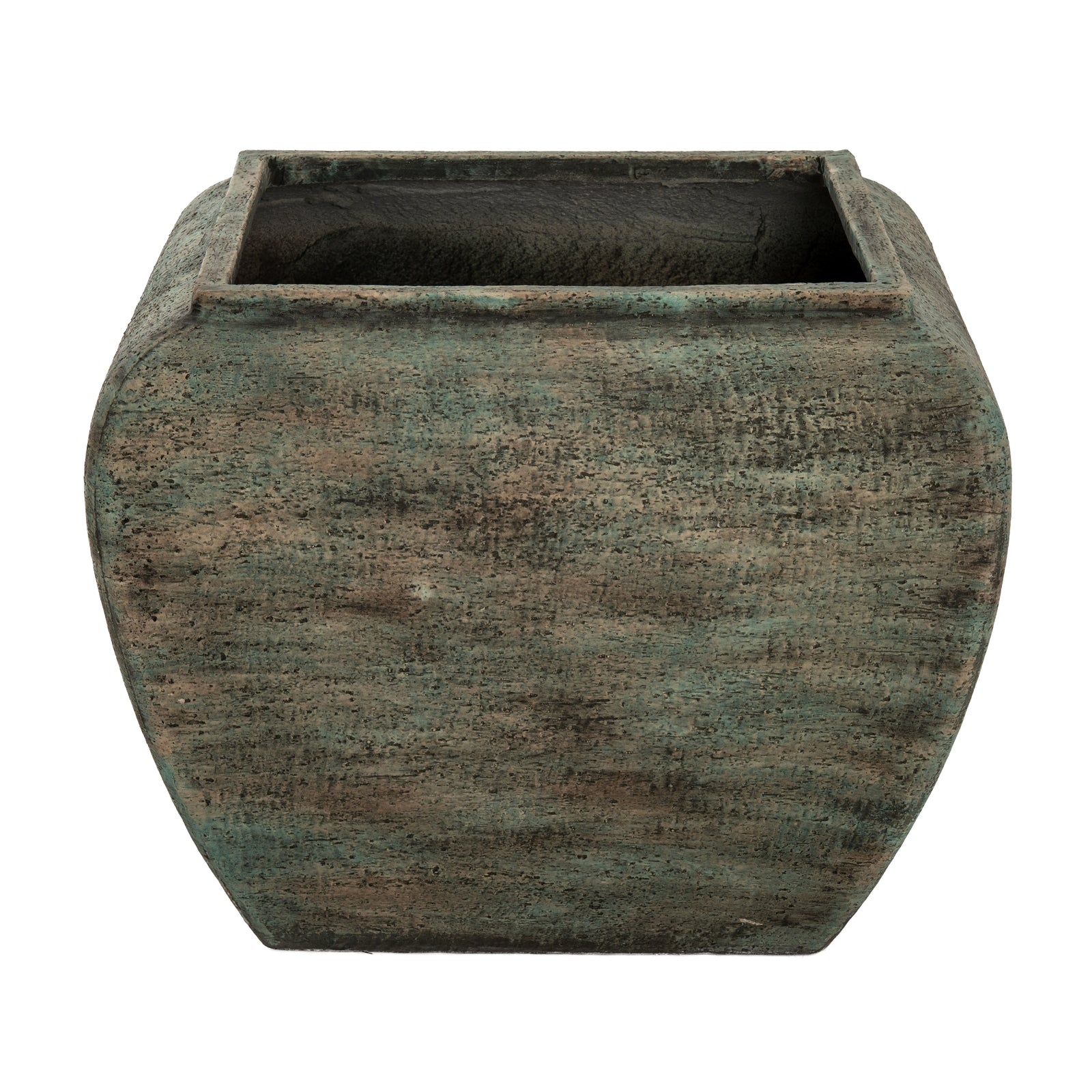 Altiera Square Drum Set Of 2 Planters