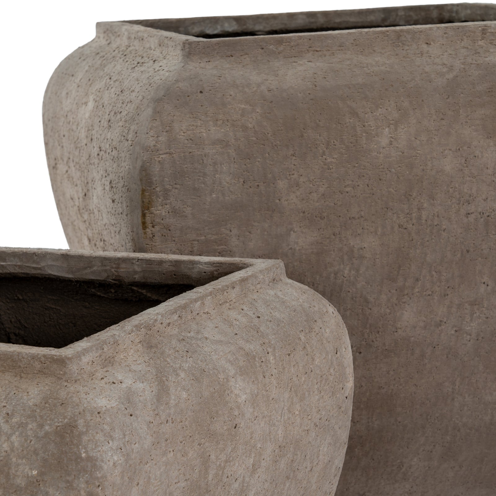 Cortena Square Drum Set Of 2 Planters