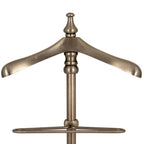 Aged Nickel Valet Stand