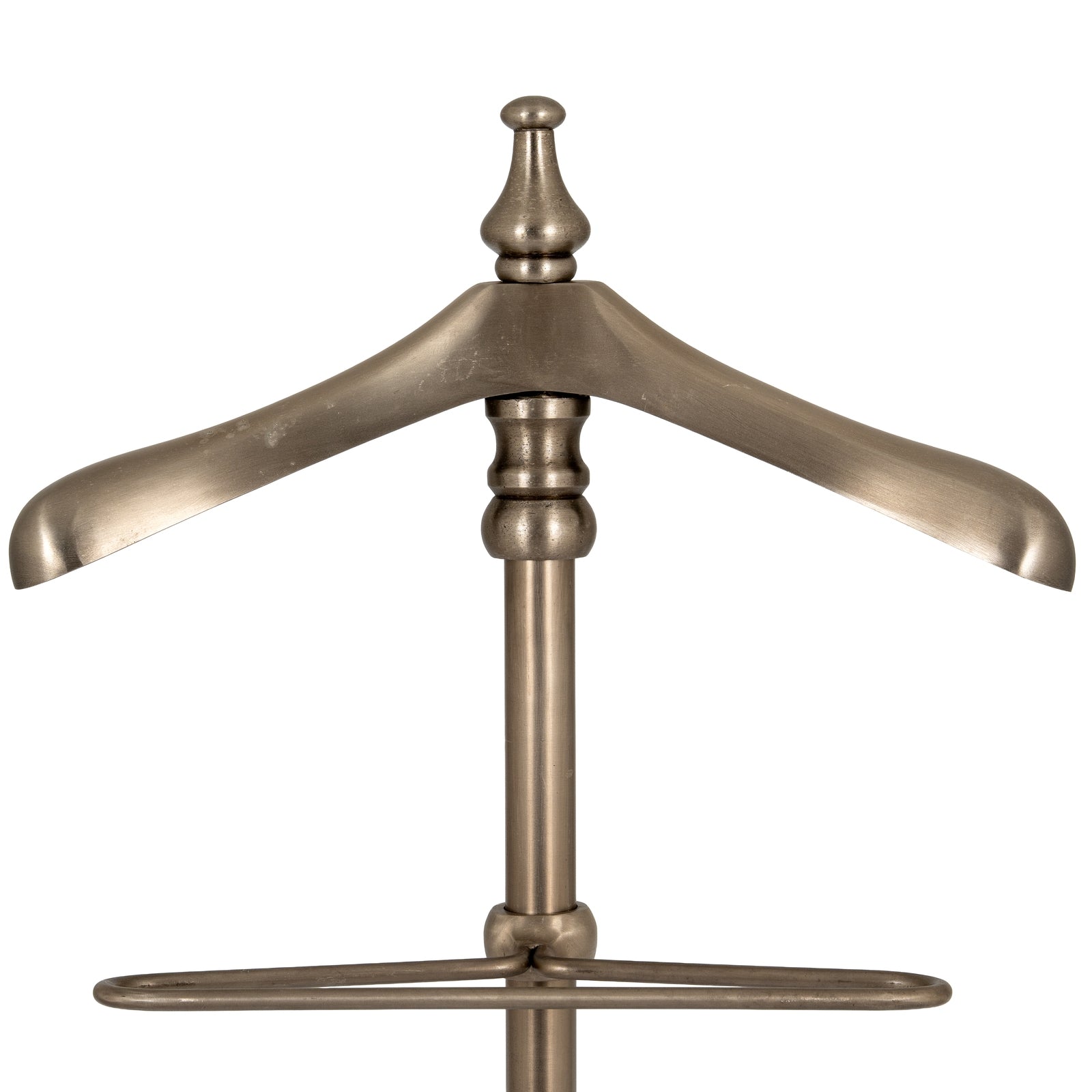 Aged Nickel Valet Stand