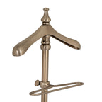 Aged Nickel Valet Stand