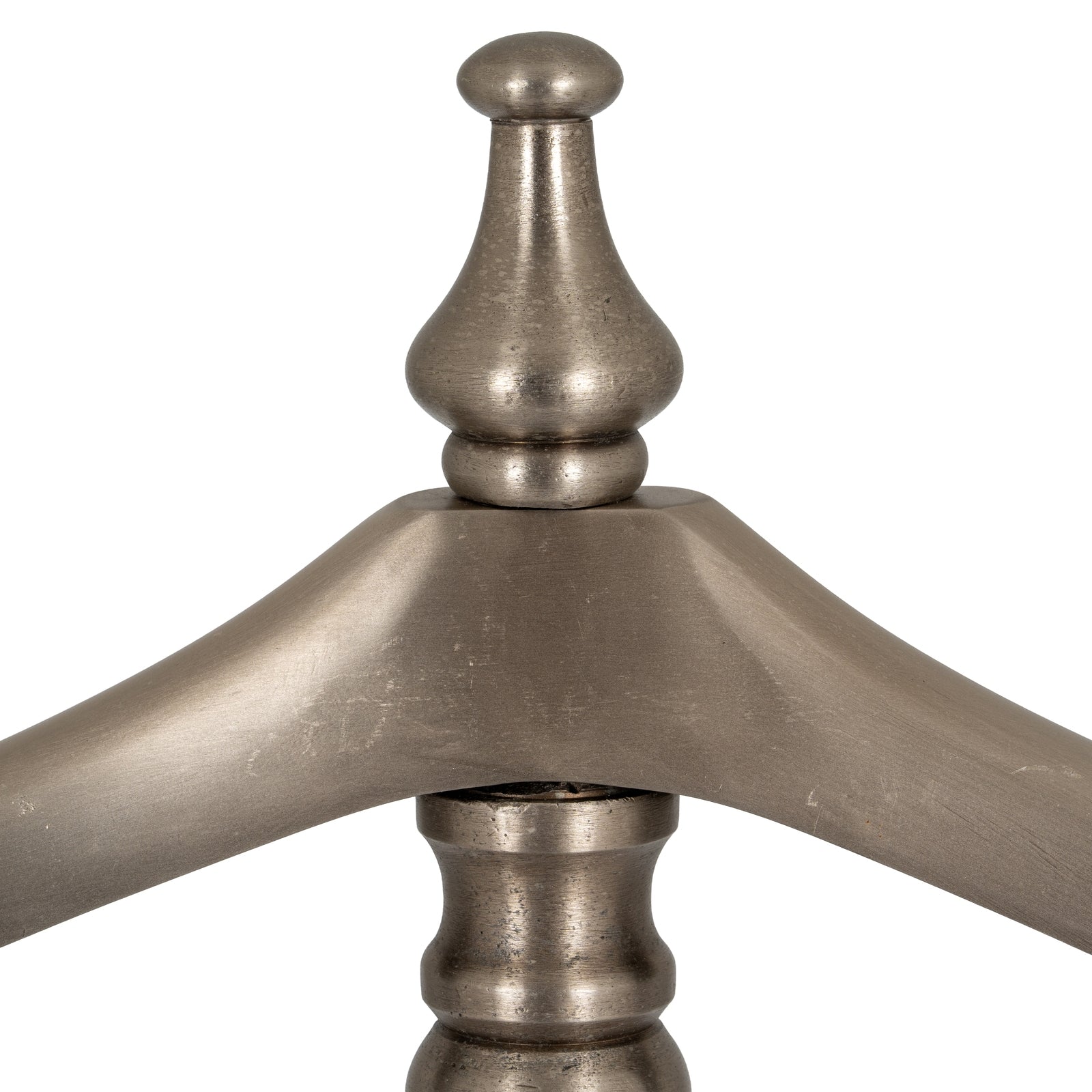Aged Nickel Valet Stand