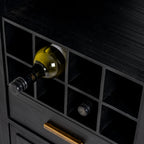 Lennox Black Drinks Unit