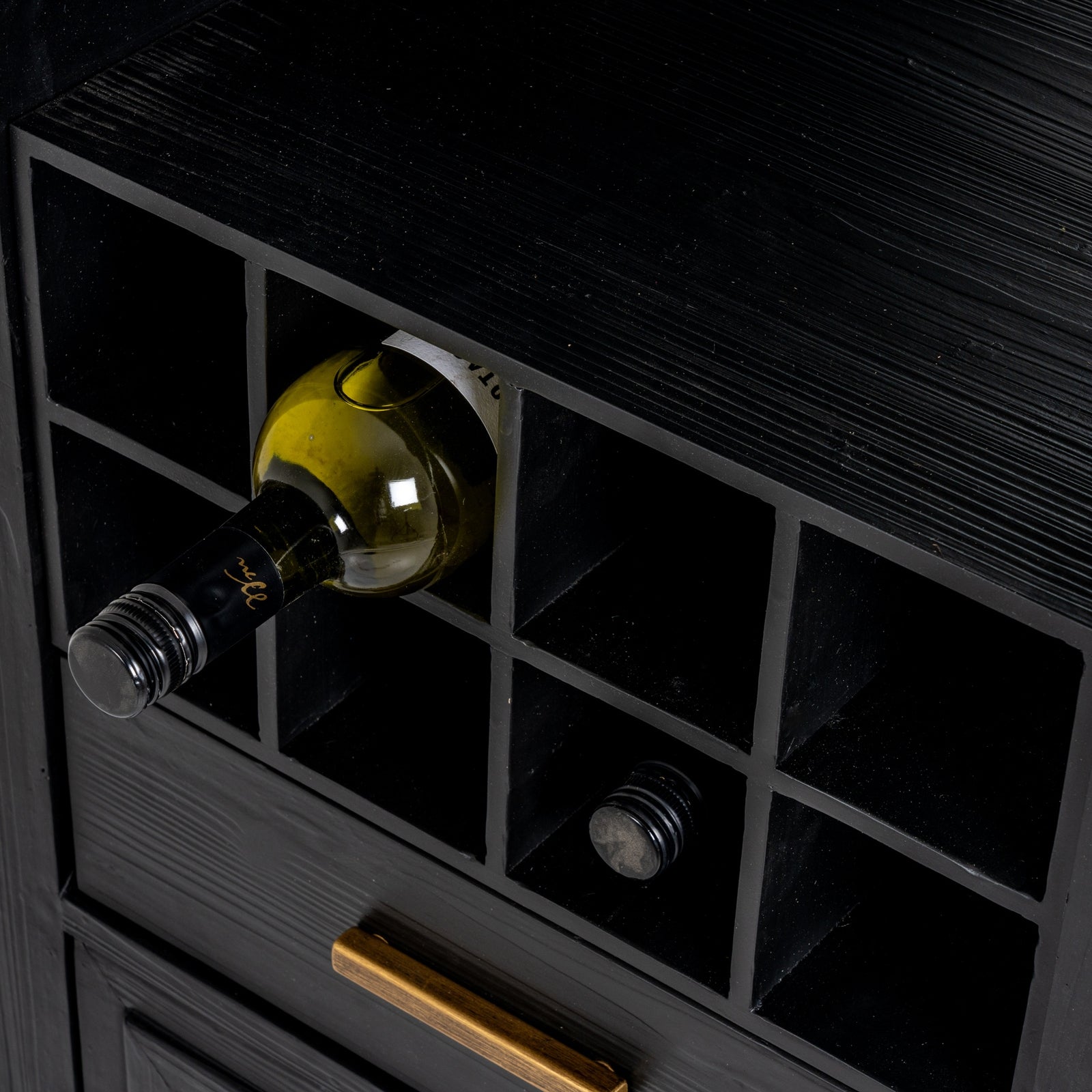 Lennox Black Drinks Unit